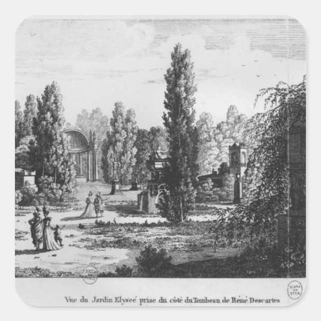 Musee des Monuments Francais, Paris Square Sticker (Front)