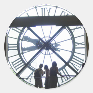 Museé d'Orsay Clock Classic Round Sticker