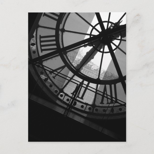 Musee d'Orsay Clock Postcard (Front)