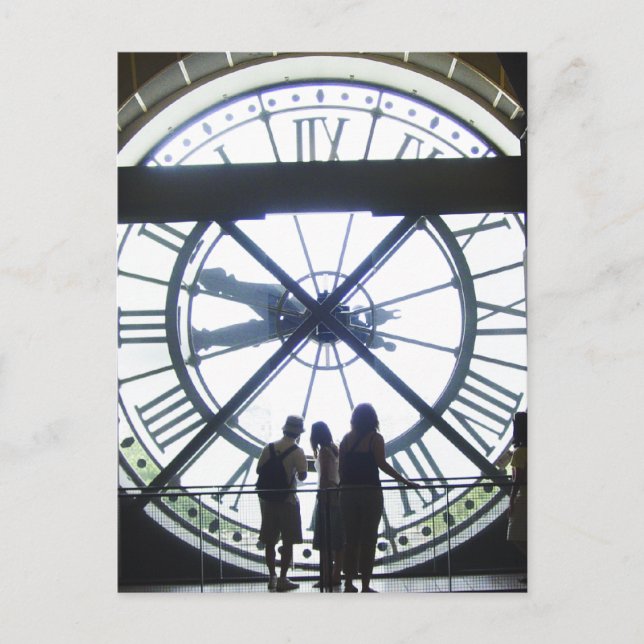 Museé d'Orsay Clock Postcard (Front)