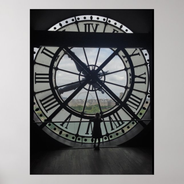 Musée d'Orsay Clock Poster Print (Front)