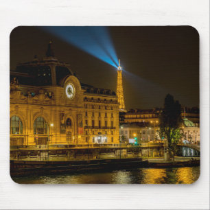 Musée d'Orsay in Paris at night Mouse Pad
