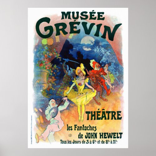 Muse Grvin France Vintage Poster