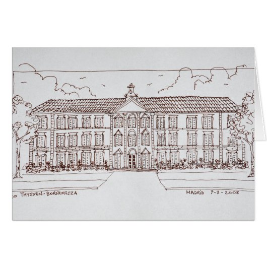Museo Thyssen-Bornemisza | Madrid, Spain Cards (Front Horizontal)