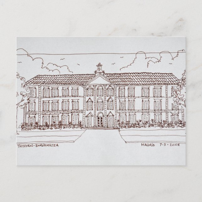 Museo Thyssen-Bornemisza | Madrid, Spain Postcard (Front)