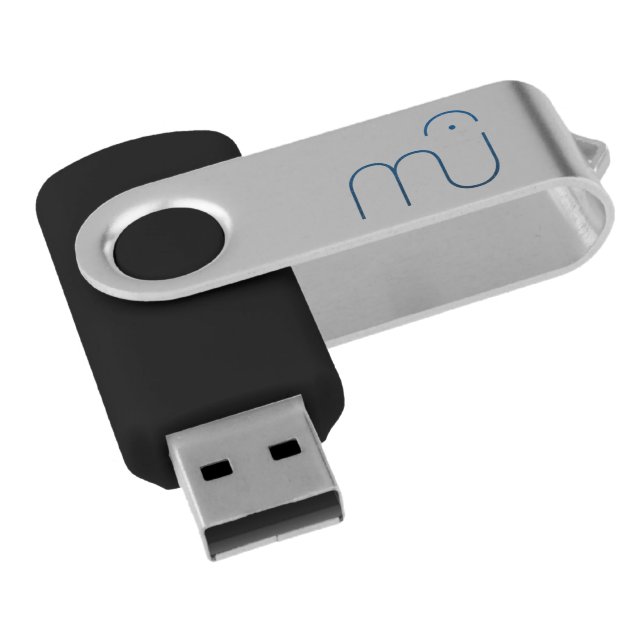 MuseScore USB stick Flash Drive (Angled)