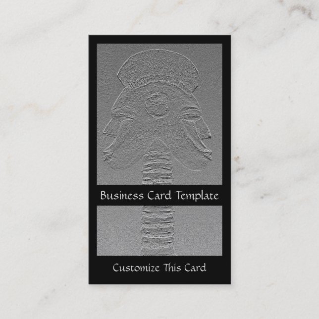 Museum African Art- Tribal Business Card (Front)
