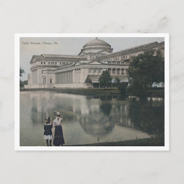 Museum, Chicago IL 1910s Vintage Inspired Postcard (Front)