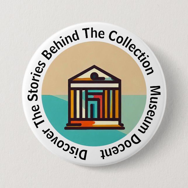 Museum Docent Button (Front)