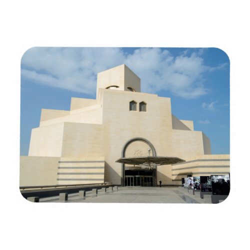 Museum of Islamic Arts Qatar rectangular magnet