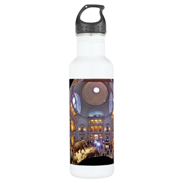 Museum of Natural History Stainless Steel Water Bottle (Front)