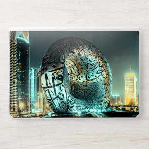 Museum of the Future Dubai Night Futuristic Archit HP Laptop Skin