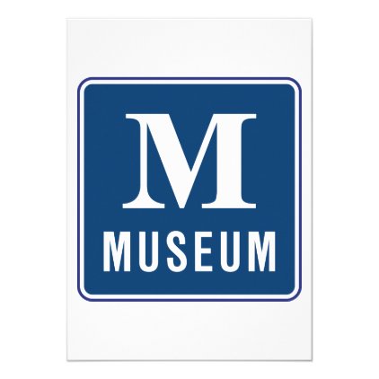 Museum Sign Invitations
