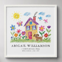Museum Style Children's Masterpiece Drawing