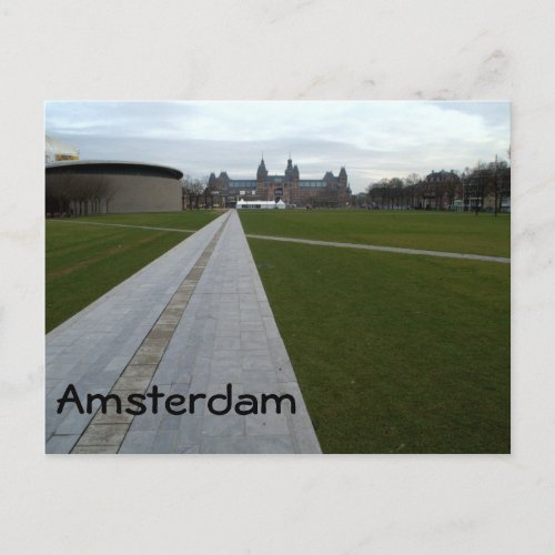 Museumplein Amsterdam Postcard