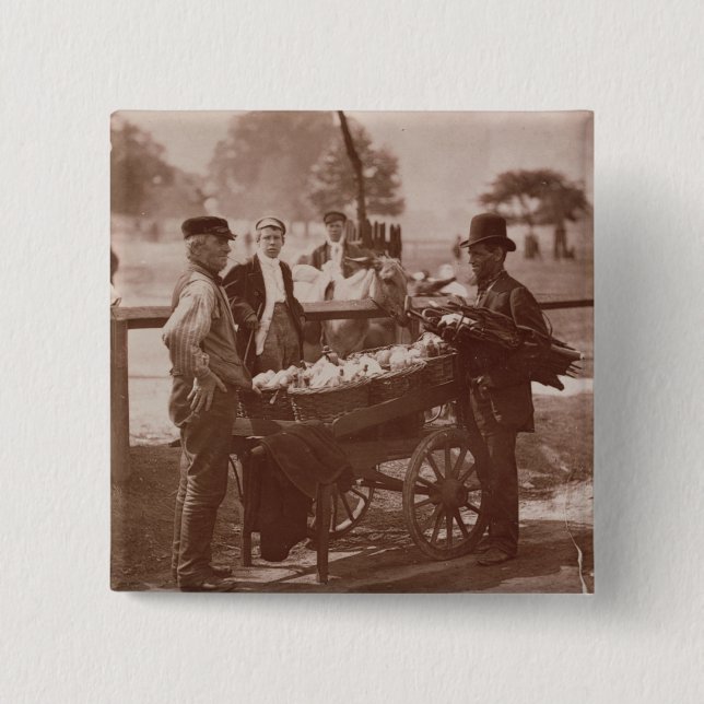 Mush Faker and Ginger Beer Maker, from 'Street Lif Pinback Button (Front)