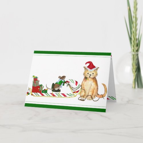 Mush Whimsical Christmas Card