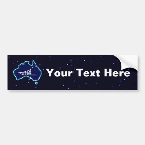 Mushing Down Under Bumper Sticker