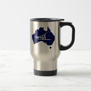 Mushing Down Under Travel Mug