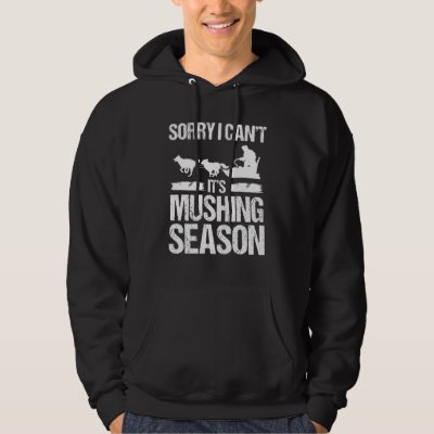 Mushing Season Husky Sledding Sled Dog Dog Trail R Hoodie