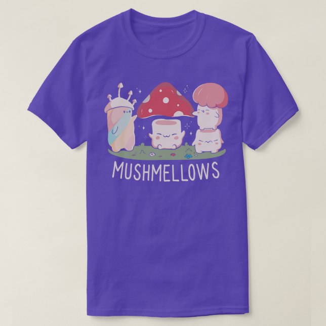 Mushmellows Kawaii Fungi by Tobe Fonseca T-Shirt (Design Front)