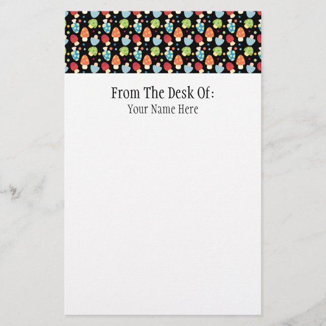 Mushroms Stationery (Front)