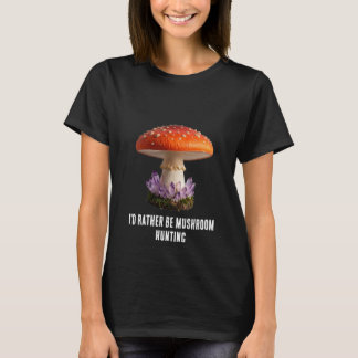 Mushroom and Crystals Graphic T-Shirt
