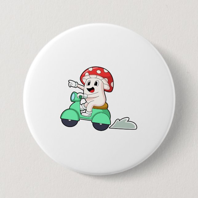 Mushroom as Biker with Scooter.PNG Button (Front)
