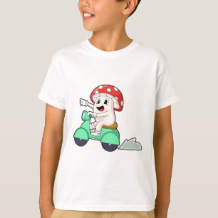 Mushroom as Biker with Scooter.PNG T-Shirt