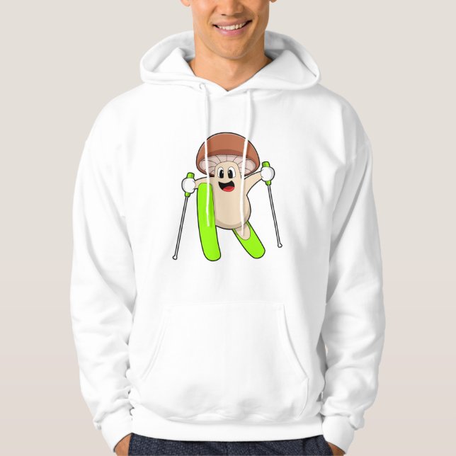Mushroom as Skier with Ski Hoodie (Front)