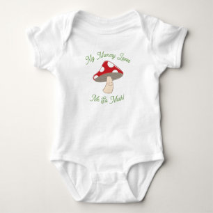 Mushroom Baby Shower Baby Bodysuit
