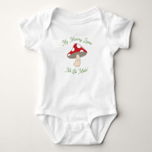 Mushroom Baby Shower Bodysuit