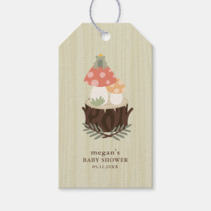 Mushroom Baby Shower Gift Tags