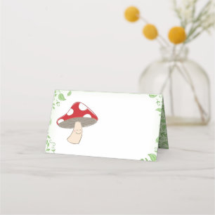 Mushroom Baby Shower Place Card