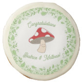 Mushroom Baby Shower Sugar Cookie (Front)