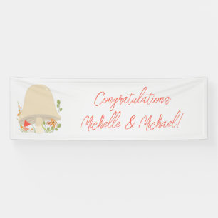 Mushroom Baby Shower Woodland Banner