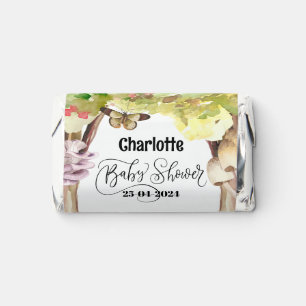 mushroom baby shower woodland forest hershey's miniatures