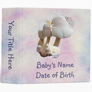 Mushroom Baby Toy Playground 3 Ring Binder