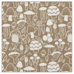 Mushroom Brown Cream Fabric