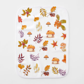 mushroom Burp Cloth 