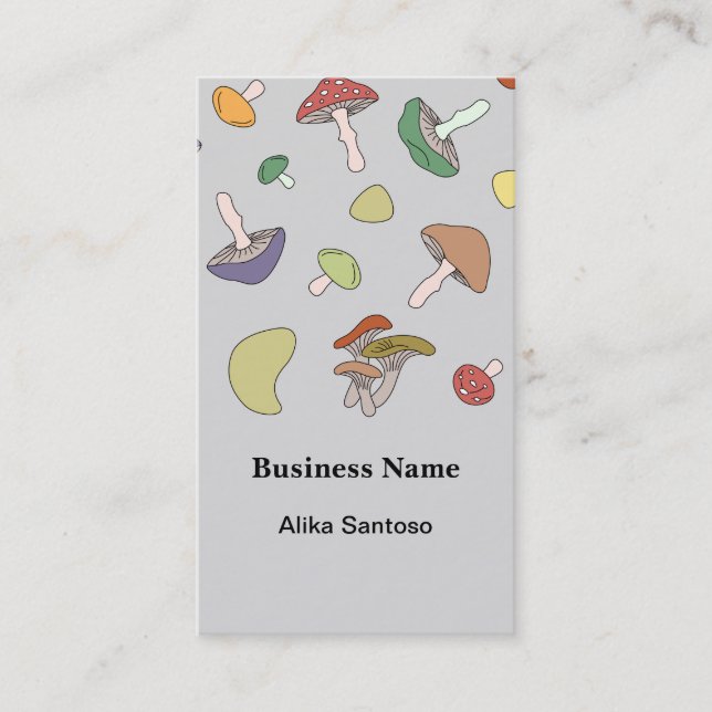 Mushroom Business Card (Front)