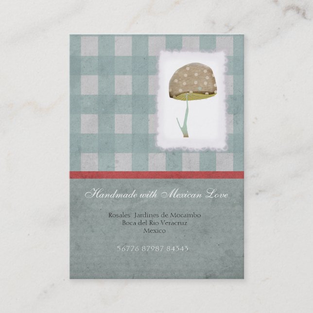Mushroom Business Card (Front)