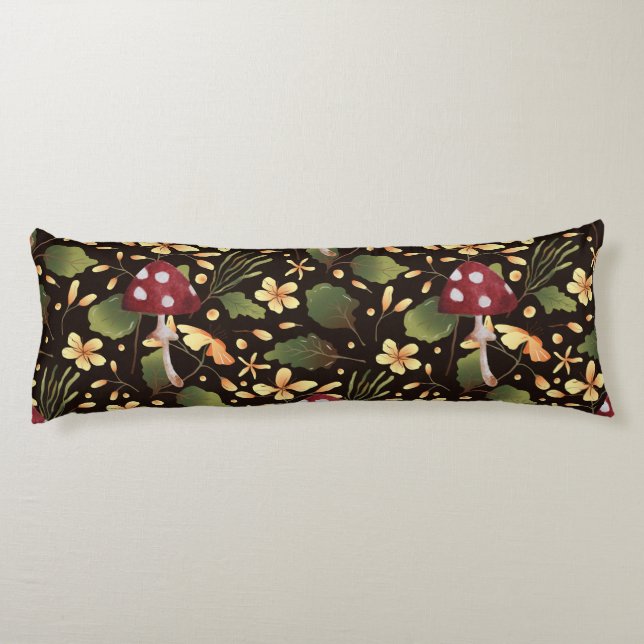 Mushroom Buttercup Body Pillow (Back)