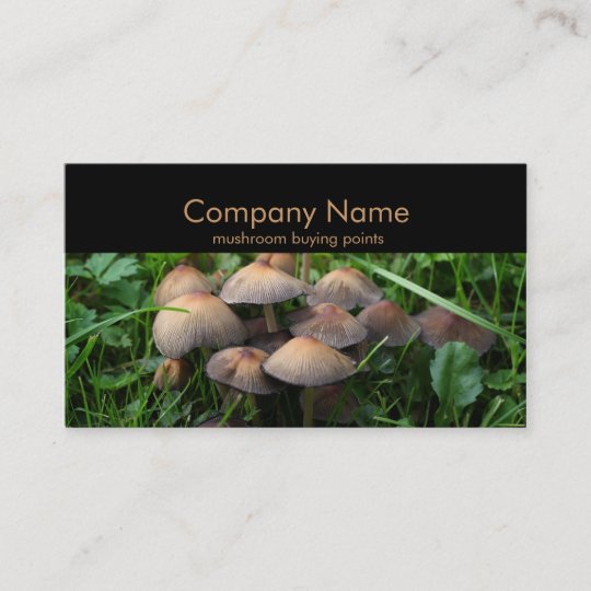 Mushroom Buying Points Business Card