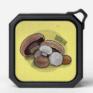 Mushroom cartoon illustration bluetooth speaker