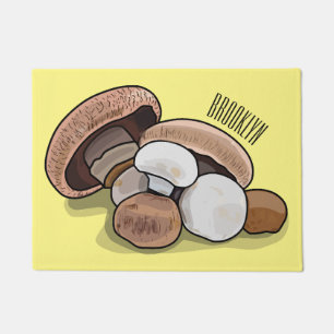 Mushroom cartoon illustration  doormat