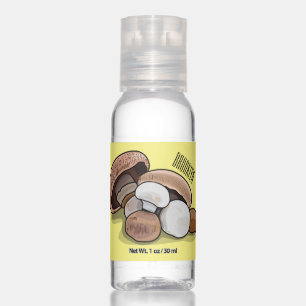 Mushroom cartoon illustration hand sanitizer