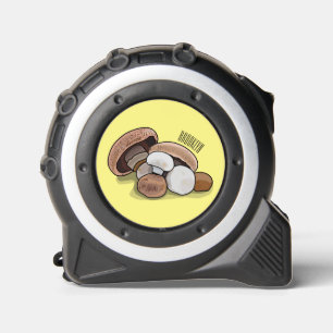 Mushroom cartoon illustration tape measure