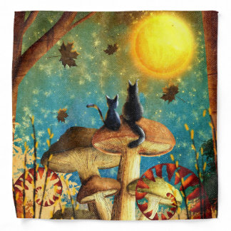 Mushroom Cats Bandana