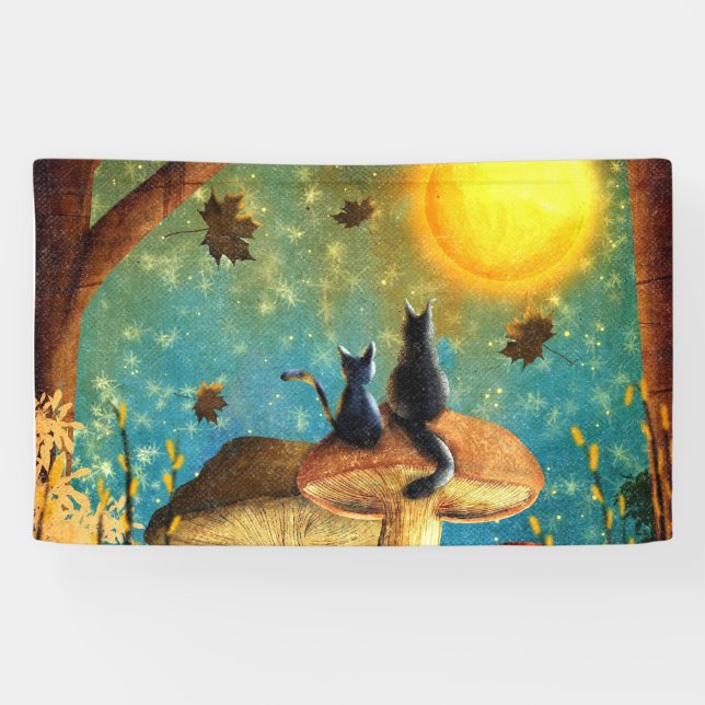 Mushroom Cats  Banner (Horizontal)